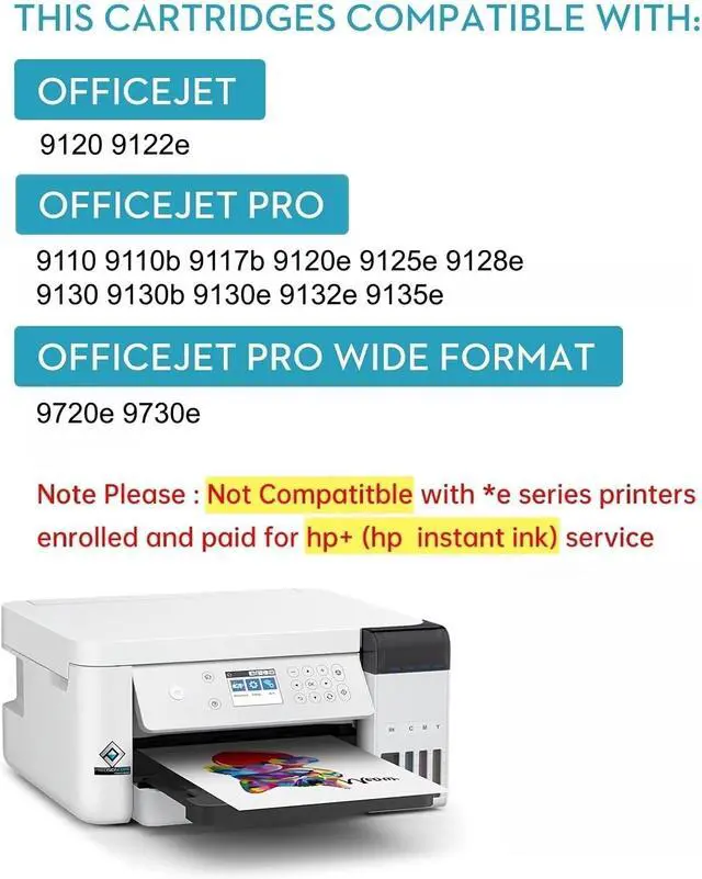 Alt view image 2 of 6 - 936e 936XL Black Ink Cartridges Combo Replacement for HP 936e 936xl Black Ink Cartridges for OfficeJet 9122e; OfficeJet Pro 9110b, 9125e, 9128e,9135e; OfficeJet Pro Wide Format9700(2 *Black,2PACK)