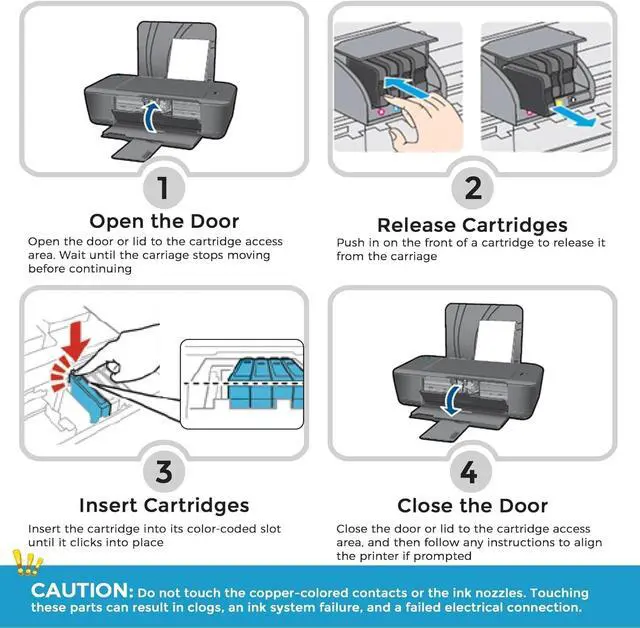 Alt view image 7 of 7 - 910XL Ink Cartridges Black Color Combo Pack Compatible for HP 910 XL HP910 HP910XL 4-Pack for OfficeJet Pro 8015e 8025e 8028e 8010 8025 8020 8020e 8035 8028 8015 8022 Printer Black Cyan Magenta Yellow