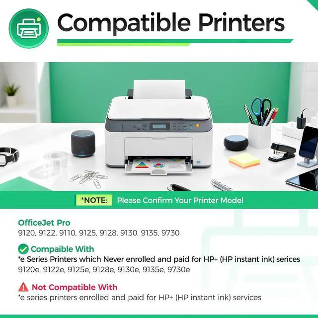 Alt view image 2 of 7 - 936e 936XL High Yield Ink Cartridges with Chip Combo 4-Pack Replacement for HP 936 936e Ink Works with HP OfficeJet Pro 9125e 9135e 9110b 9128e 9130b 9122e 9120e Wide Format 9730e Printers Black Color