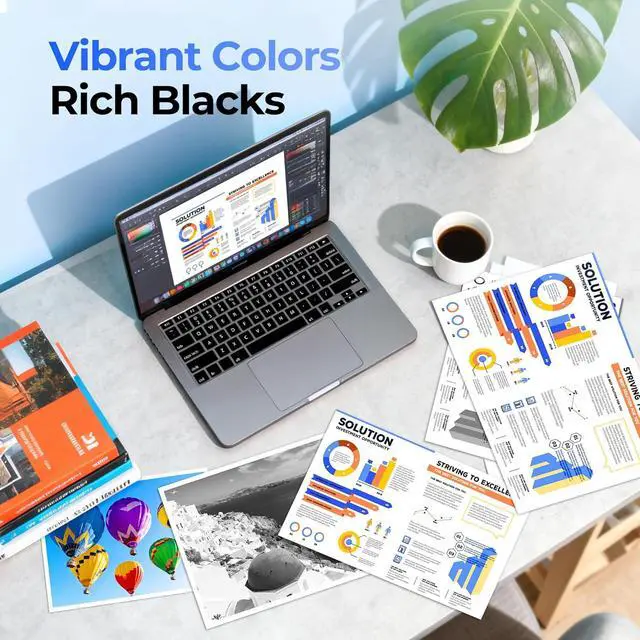 Alt view image 4 of 6 - 936e High Yield 936 Ink Cartridges for HP Printers HP936 936XL Replacement for HP 936 Ink Cartridges Combo Pack Work for HP Officejet Pro 9125e 9120e 9135e 9730e 9130e 9720e 9122e Printers, 4 Pack