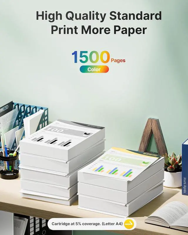 Alt view image 3 of 7 - 951XL Ink Cartridges Combo Pack Compatible for HP 951 951XL Ink Cartridges for HP Printers to Use with OfficeJet Pro 8600 8620 8610 8615 8100 8630 8660 276DW 251DW Printer (3-Pack 951XL Ink)