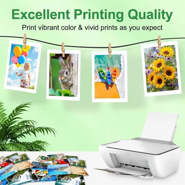 Alt view image 5 of 7 - 61XL Ink Cartridge Replacement for HP 61 XL Black Color Combo Pack for HP61 HP61XL Works with Envy 4500 5530 4501 4502 1000 1010 1050 1510 2050 2510 2540 2620 4630 Printer(6 Black, 4 Tri-color)