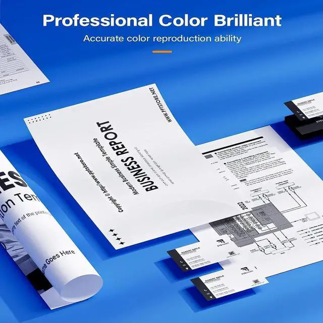 Alt view image 4 of 7 - 11 Ink Printhead C4810A C4811A C4812A C4813A Compatible for HP Designjet 500 510 800 100 110 70 9110 9120 9130 Printers,Clear and Sharp,High Yield 3000 Pages(Cyan)