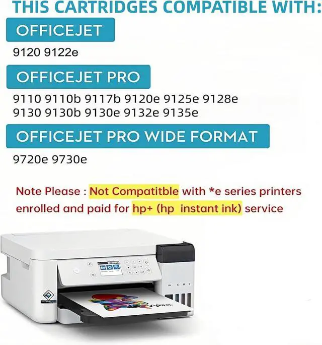 Alt view image 2 of 6 - 936e 936XL Ink Cartridges Combo Pack Replacement for HP 936 Ink Cartridges Work with OfficeJet 9122e ,9120; OfficeJet Pro 9110b, 9125e, 9128e, 9130b, 9135e; OfficeJet Pro Wide Format 9730e (4 Color)