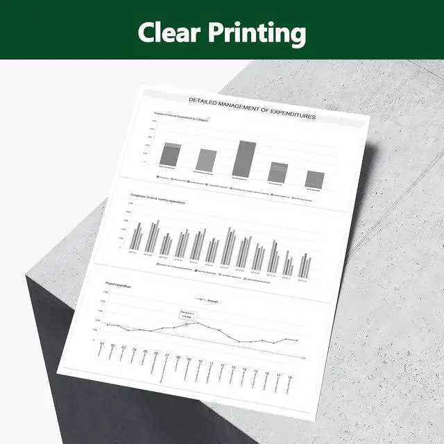 Alt view image 4 of 7 - 923 Ink Cartridges Replacement for HP 923 Black Ink Cartridges for OfficeJet Pro 8124 8125 8130 8132 8134 8135 8130 8139 8138 8122 8120 (2-Pack)