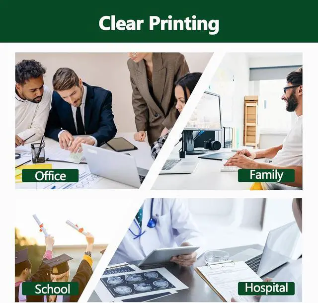 Alt view image 5 of 7 - 923 Ink Cartridges Replacement for HP 923 Black Ink Cartridges for OfficeJet Pro 8124 8125 8130 8132 8134 8135 8130 8139 8138 8122 8120 (2-Pack)