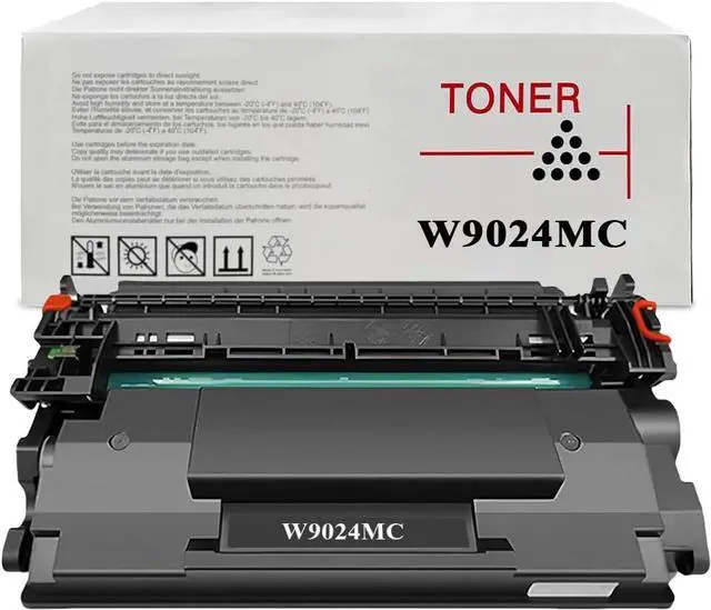 Main image of W9024 W9024MC Black Toner Cartridges with Chip Compatible with HP W9024MC Toner for Managed E40040dn MFP E42540f Printer