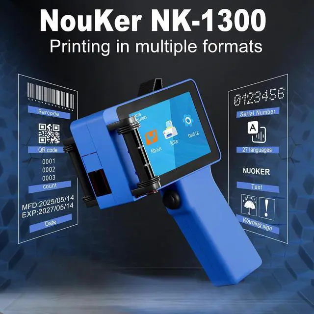 Alt view image 4 of 6 - Mini Handheld Inkjet Printer