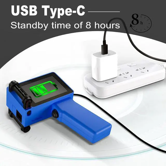Alt view image 6 of 6 - Mini Handheld Inkjet Printer