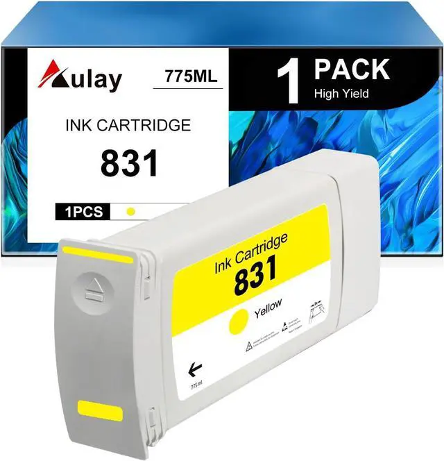 Main image of 831 Yellow Ink Cartridges Replacement for 831 Ink Cartridges High Performance Work for Latex 310 54in. 330 64in. 360 64in. 370 64in. 570 64in. PrintersYellow