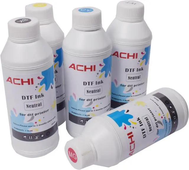 Main image of DTF Ink 5x500ML 5 Pack Premium DTF Ink Water Base Digital Inkjet Ink Refill for Direct to Film Printers with Printhead L1800 L805 R1390 4720 I3200 XP600 DX7 DX5