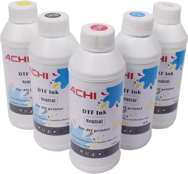 Alt view image 2 of 7 - DTF Ink 5x500ML 5 Pack Premium DTF Ink Water Base Digital Inkjet Ink Refill for Direct to Film Printers with Printhead L1800 L805 R1390 4720 I3200 XP600 DX7 DX5