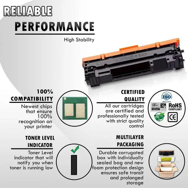 Alt view image 2 of 7 - 2 Inkfirst W1410A 141A Toner Cartridges (with Toner Level) Compatible Replacement for HP Laserjet M110 M110w M111a M111w MFP M139 M139a M139w M140 M140a M140w M141A M141w M142w