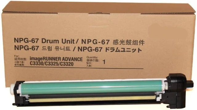 Alt view image 3 of 3 - Drum Unit Compatible with IRC3025 3025i IR Advance C3320 3320L 3320i 3325i 3330i C3520i 3525i 3530i Models Replacement for GPR-53 NPG-67 C-EXV49