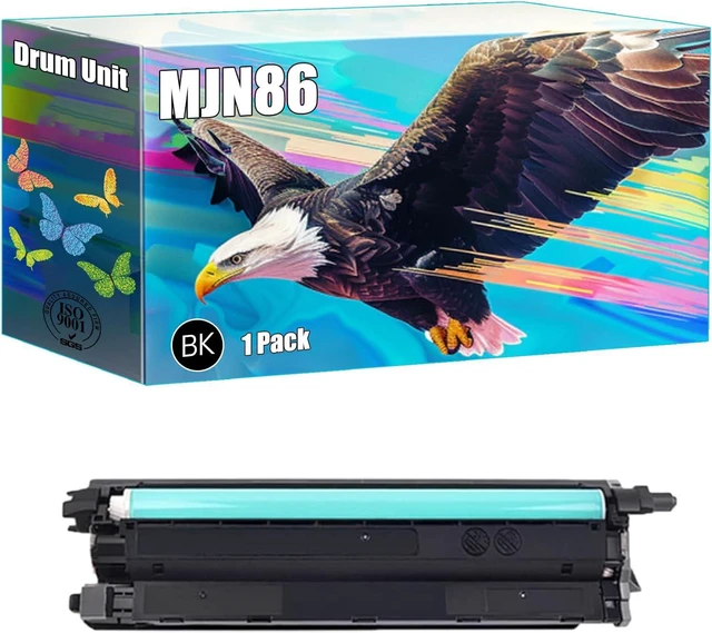 Main image of Compatible with Dell MJN86 CD7Y3 D20NH 16C0Y Drum Unit Work for Dell H625cdw H825cdw S2825cdn Printers, with Chip, High Yield 50000 Pages, Bright Colors Clear Printing (1 Pack Black)