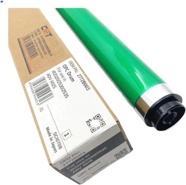Alt view image 2 of 3 - 4pcs OEM Opc Drum Unit Green Color Long Life Coating Compatible with Printer Supplies IR2520 IR2525 IR2530 IR2535 IR2545 for Part Number 8K1927225B