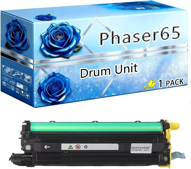 Main image of Compatible Drum Unit Replacement for Xerox Phaser6510 High Yield 58000 Pages Phaser 6510DNI 6510N 6510DN Printers (1 Pack Yellow)