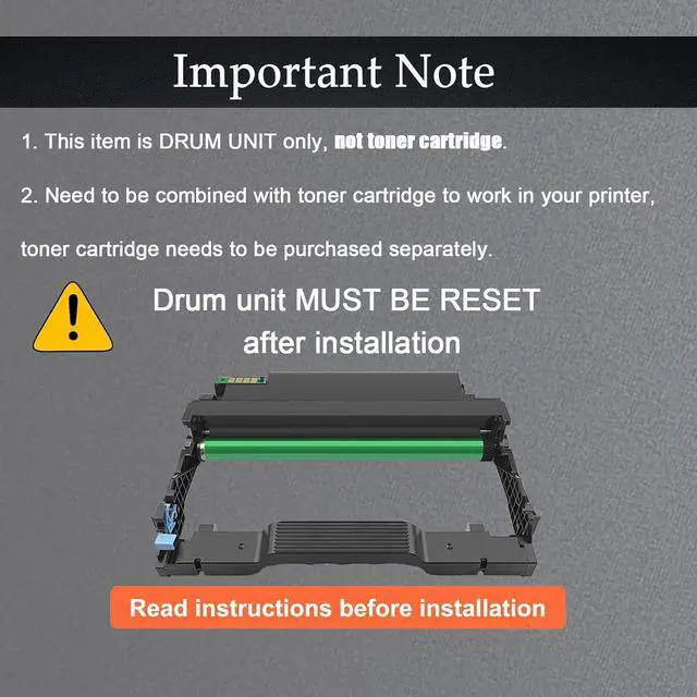 Alt view image 7 of 7 - 013R00691 Drum Units Compatible for Xerox 013R00691 Imaging Drum Unit Work for Xerox B230 B225 B235 Printers