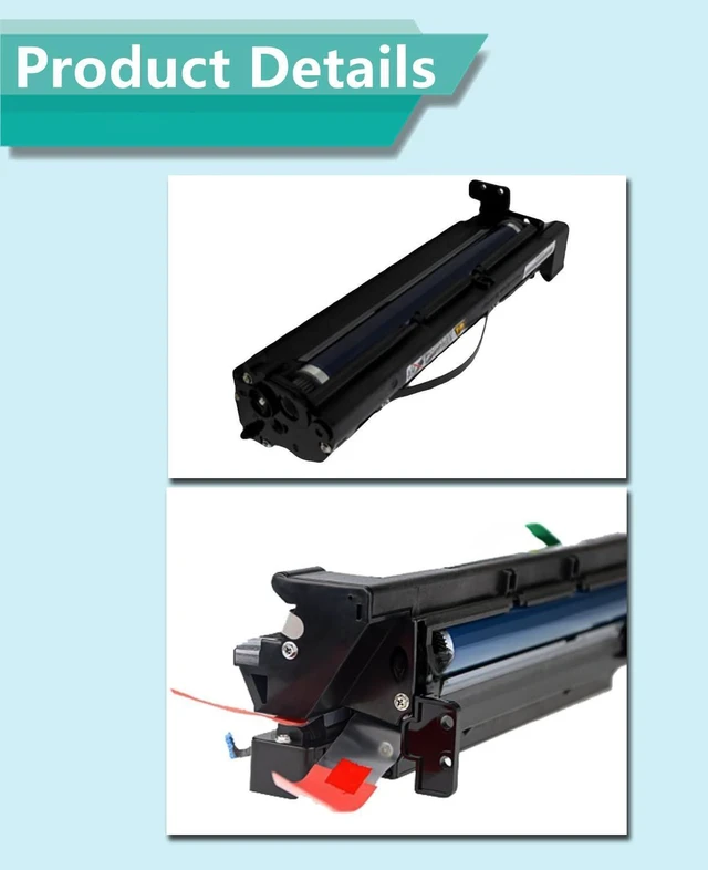 Alt view image 4 of 7 - Type 1515 Black Drum Unit for 411844 Photo Conductor Unit Compatible for Ricoh Aficio 1515 1515F 1515MF MP 161F 161SPF 171FPrinter, High-Yield 45,000 Pages with Chip, Ready to Use 1 Pack