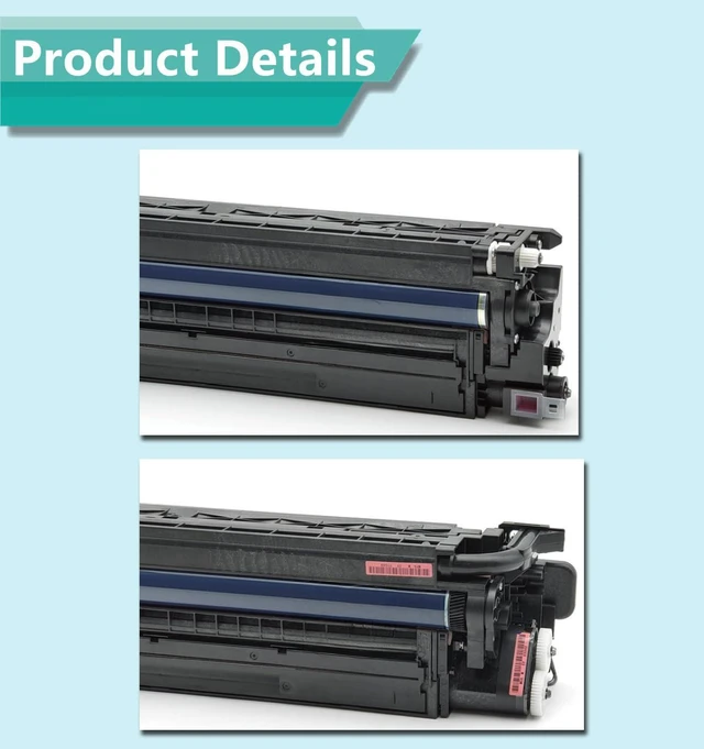 Alt view image 4 of 7 - MP C2500 Drum Unit Replacement for B2232042 B2232027 Drum Cartridge Compatible for Ricoh MP C2000 MP C2500 MP C3000 MP C3500 MP C4500 Printer, High-Yield 80,000 Pages with Chip Cyan-1 Pack