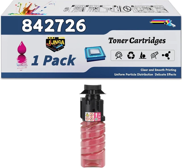 Main image of Work for Ricoh 842728 842727 842729 IMC320 Printers, Replacement for Ricoh 842726 Toner Cartridges, Capacity of 26000 Pages (1 Pack Magenta)