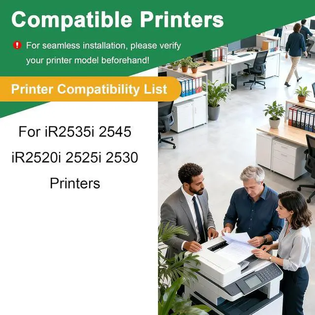 Alt view image 2 of 7 - GPR35 GPR-35 Compatible Toner Cartridges for Canon IR2535i 2545 IR2520i 2525i 2530 - 12000 Page Yield 1 Pack