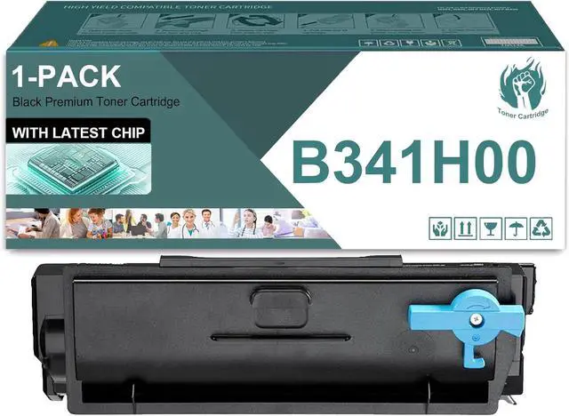 Main image of B341H00 Toner Cartridge Compatible for Lexmark B341H00 Black Toner Cartridges High Yield Work for Lexmark MB3442adw MB3442i B3442dw B3340dw Printers, 1 Pack(3,000 Pages)