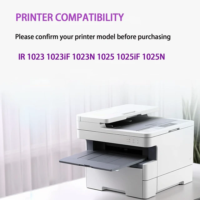 Alt view image 2 of 7 - GPR22 Black Imaging Unit Drum Unit Replacement for Canon GPR-22 0388B003AA Imaging Drum Unit Work for Canon IR 1023 1023iF 1023N 1025 1025iF 1025N Printers