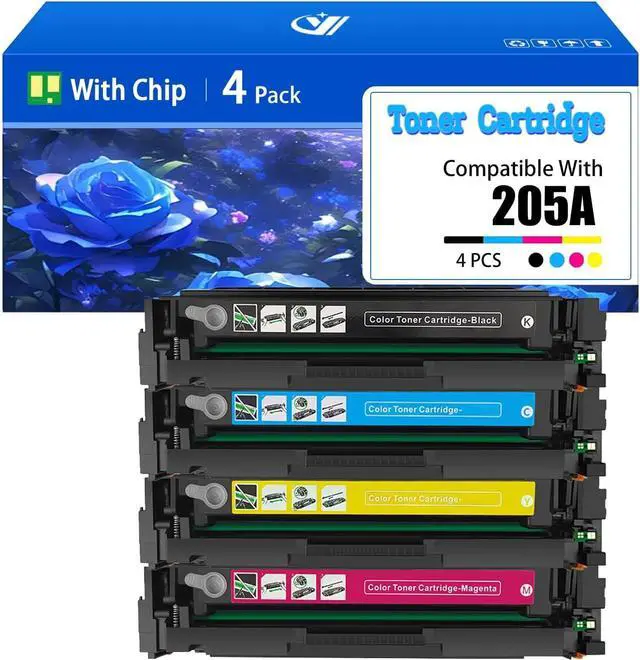 Main image of 205A Toner Cartridges Compatible for HP CF530A CF531A CF533A CF532A Toner Cartridge Work for HP Color Laserjet Pro M154a M154nw MFP M180 M180n M180nw M181fw Printer