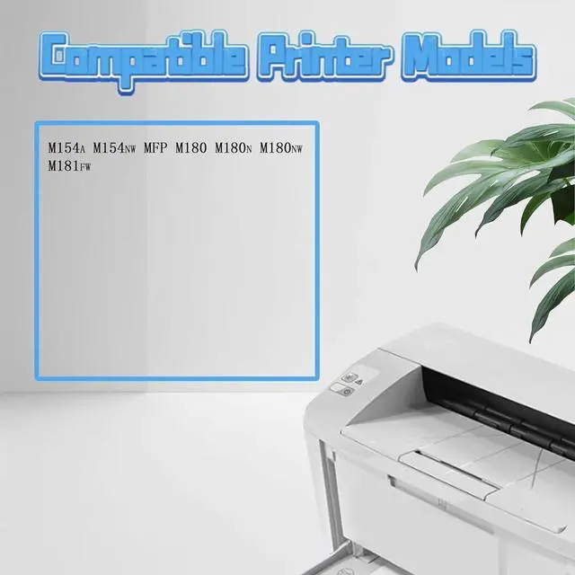 Alt view image 2 of 7 - 205A Toner Cartridges Compatible for HP CF530A CF531A CF533A CF532A Toner Cartridge Work for HP Color Laserjet Pro M154a M154nw MFP M180 M180n M180nw M181fw Printer