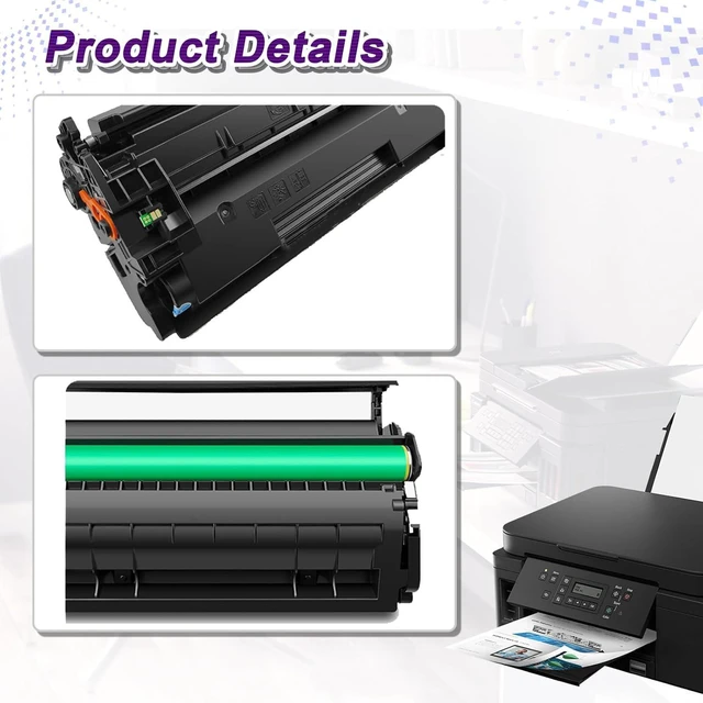 Alt view image 4 of 7 - 057 CRG057 CRG-057 Toner Cartridge Compatible for Canon MF440 MF441dw MF443dw MF445dw MF446x MF449dw Printers, High Yield 3,500 Pages, with Chip, Black 2 Pack