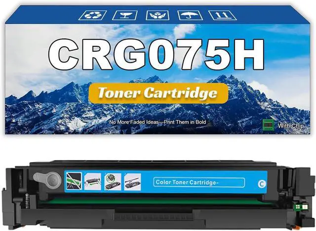 Main image of Compatible CRG075HM CRG075HK CRG075HC CRG075HY CRG075H 075 Replacement Toner Cartridge Use for Canon ImageCLASS LBP646Cdw MF662Cdw MF664Cdw MF665Cdw MF667Cdw Printers Cyan