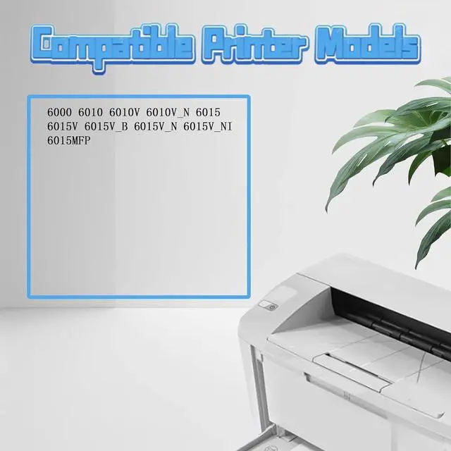 Alt view image 2 of 7 - 6000 6010 Toner Cartridges Compatible for Xerox 106R01630 Black Toner Cartridge Work for Xerox Phaser 6000 6010 WorkCentre 6015 Printer