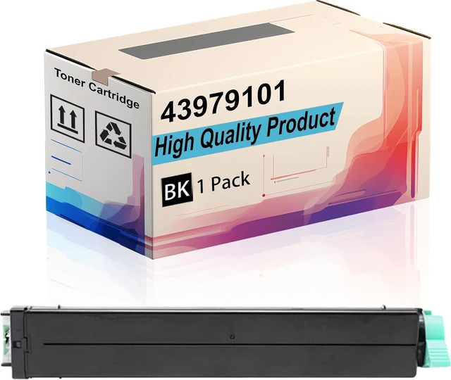 Main image of 43979101 Toner Cartridge Compatible for Okidata OKI B410D B410DN B420DN B430DN B430N Printers, High Yield 3500 Pages, Print More Pages (Black)
