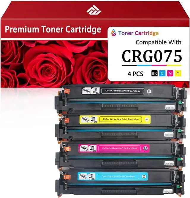 Main image of CRG-075 Toner Cartridge Compatible for Canon CRG075 CRG-075 Toner Cartridges Work for Canon Color ImageCLASS LBP646Cdw LBP647Cdw MF662Cdw MF664Cdw MF665Cdw Printers