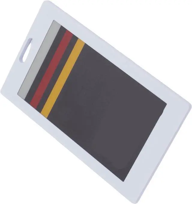 Alt view image 5 of 7 - E Paper ID Card, Clear Black White Red Display Color Smart ID Badge for Access Control