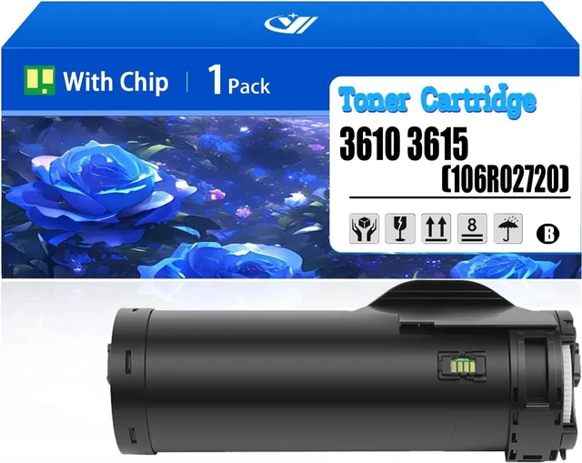 Main image of 3610 3615 Toner Cartridge Compatible for Xerox 3610 3615 106R02720 Black Toner Cartridges Work for Xerox Phaser 3610 Workcentre 3615 Printer