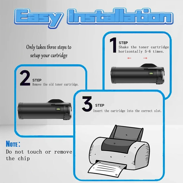 Alt view image 4 of 7 - 3610 3615 Toner Cartridge Compatible for Xerox 3610 3615 106R02720 Black Toner Cartridges Work for Xerox Phaser 3610 Workcentre 3615 Printer