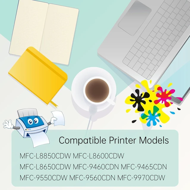 Alt view image 2 of 7 - TN331 TN-336 Toner Cartridge Compatible with Brother MFC-L8850CDW MFC-L8600CDW MFC-L8650CDW MFC-9460CDN MFC-9465CDN MFC-9550CDW MFC-9560CDN MFC-9970CDW HL-L8250CDN Printers (1 Pack Black)
