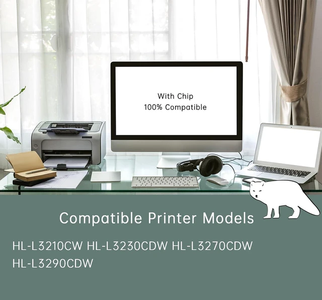 Alt view image 2 of 7 - Compatible with Brother TN-227 Toner Cartridge Work for Brother HL-L3210CW HL-L3230CDW HL-L3270CDW Printers (1 Pack Magenta)