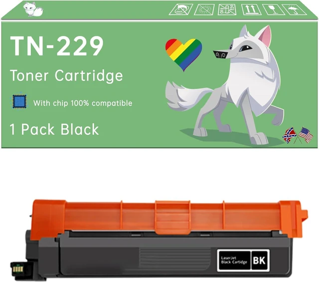 Main image of Compatible with Brother TN-229 Toner Cartridge Work for Brother MFC-L3720CDW MFC-L3765CDW MFC-L3780CDW Printer (1 Pack Black)