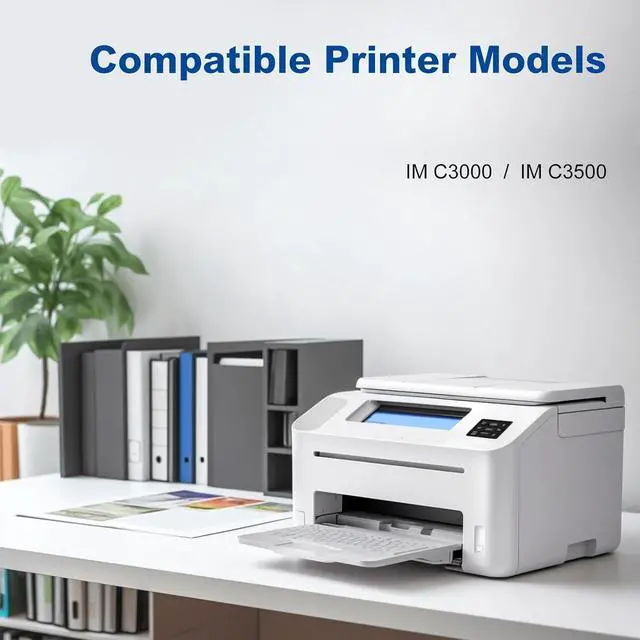 Alt view image 2 of 7 - IM C3500 Toner Cartridges Compatible for Ricoh 842251 842254 842253 842252, Work for Ricoh Aficio Savin Lanier IM C3000 C3500 Printers, 1 Black
