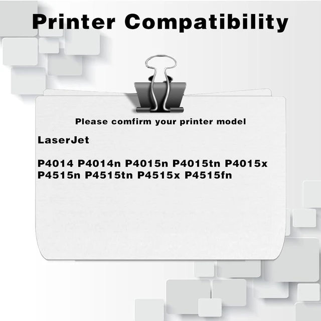 Alt view image 2 of 7 - CC364A Toner Cartridges Compatible for HP 64A CC364A Toner Cartridge Work for HP Laserjet P4014 P4014n P4015n P4015tn P4015x Printers
