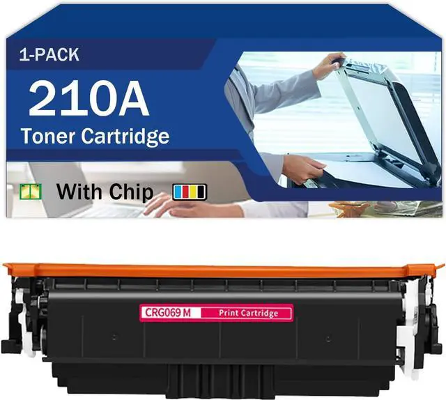 Main image of 210A W2100A W2101A W2102A W2103A Toner Cartridge Black High-Yield Compatible for HP Pro 4201dw MFP 4301fdw Printers 1 Magenta