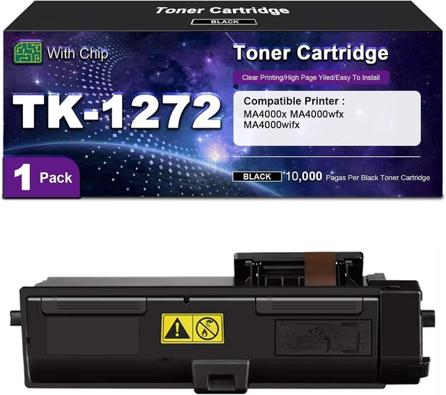 Main image of TK-1272 TK1272 Toner Cartridge Compatible for Kyocera ECOSYS MA4000x MA4000wfx MA4000wifx Printers, High Yield 10,000 Pages, with Chip, Black 1 Pack