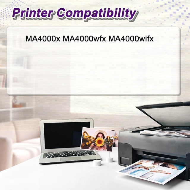 Alt view image 2 of 7 - TK-1272 TK1272 Toner Cartridge Compatible for Kyocera ECOSYS MA4000x MA4000wfx MA4000wifx Printers, High Yield 10,000 Pages, with Chip, Black 1 Pack