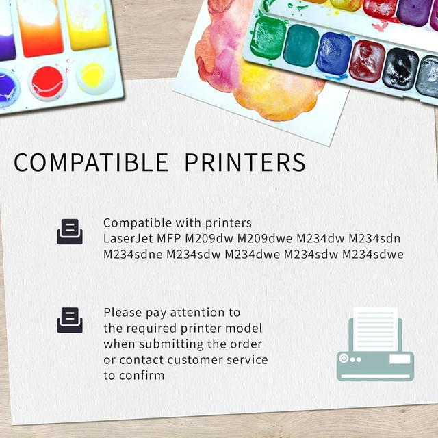 Alt view image 2 of 7 - 135A W1350A Toner Cartridge Compatible Replacement for HP Laserjet MFP M209dw M209dwe M234dw M234sdn M234sdne M234sdw M234dwe M234sdw M234sdwe Printers