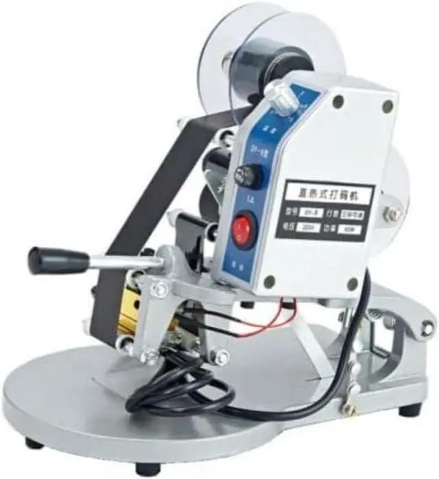 Main image of DY-8 Manual Ribbon Coding Machine Hot Foil Stamping Machine Date Code Printer