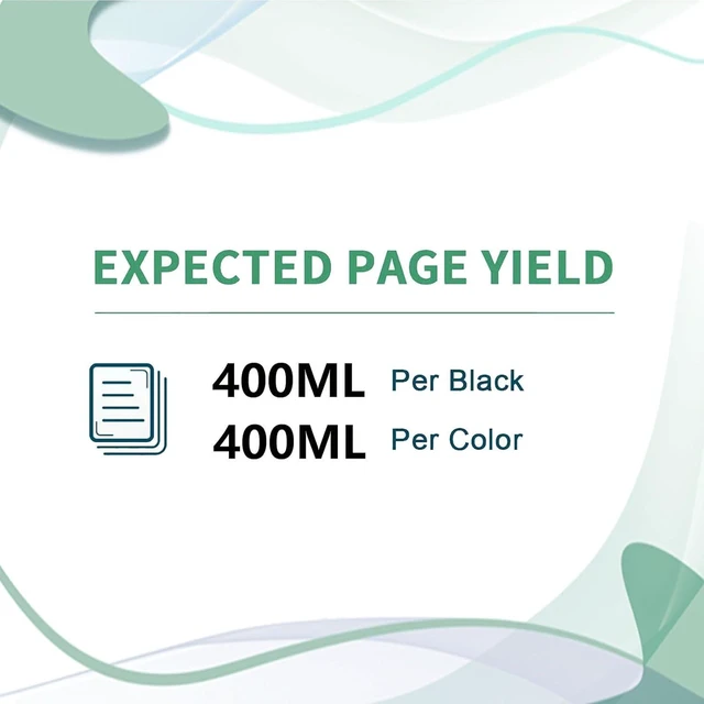 Alt view image 3 of 7 - Compatible 843B Ink Cartridge Replacement for HP PageWide XL 4000 4100 4500 5000 5100 Printers - High Yield 400ml Full Pigment Ink Yellow