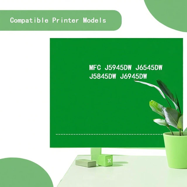 Alt view image 2 of 7 - 3037 LC3037 LC3037XXL Ink Cartridge, Compatible for MFC J5945DW J6545DW J5845DW J6945DW Printers, Clear Printing and Leak-Proof Design 1Combo